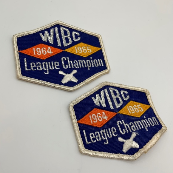 Vintage 1960s WIBC Bowling League Championship Collectible Patches - Picture 4 of 10
